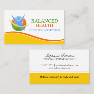Wellness Coach Business Card