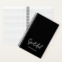 Wellness Retreat Notebook Grateful Script