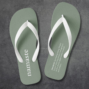 Wellness Simple Namaste Minimalist Yoga Teacher Jandals