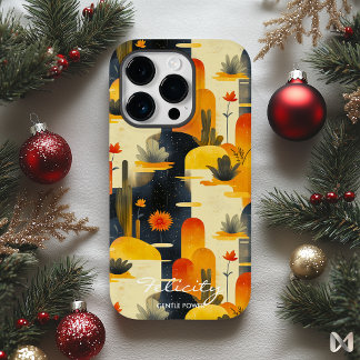 Wellness Style Desert Landscape with Warm Tones Case-Mate iPhone 14 Pro Case