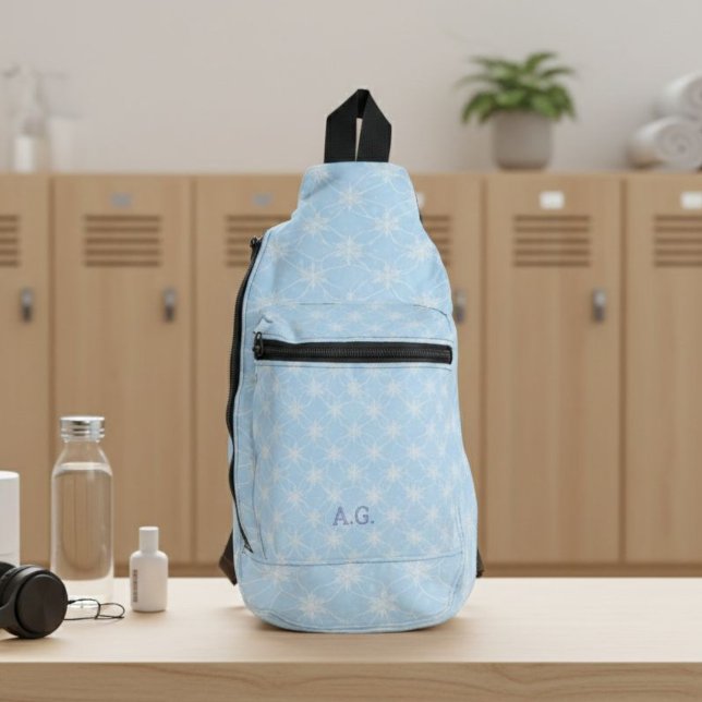Wellness Waters Sling Bag - Icy Snowflake Pattern  (Creator Uploaded)