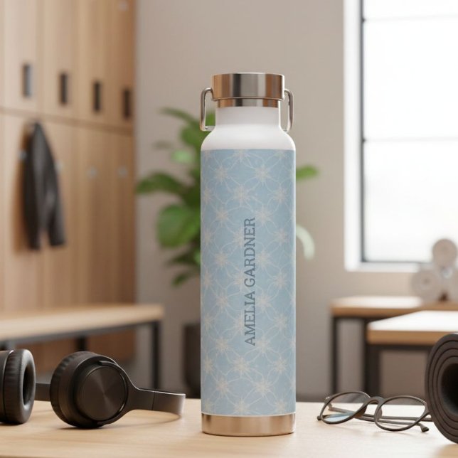 Wellness Waters Water Bottle - Icy Snowflake  (Creator Uploaded)