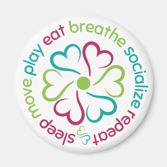 Wellness Wheel Magnet (Front)