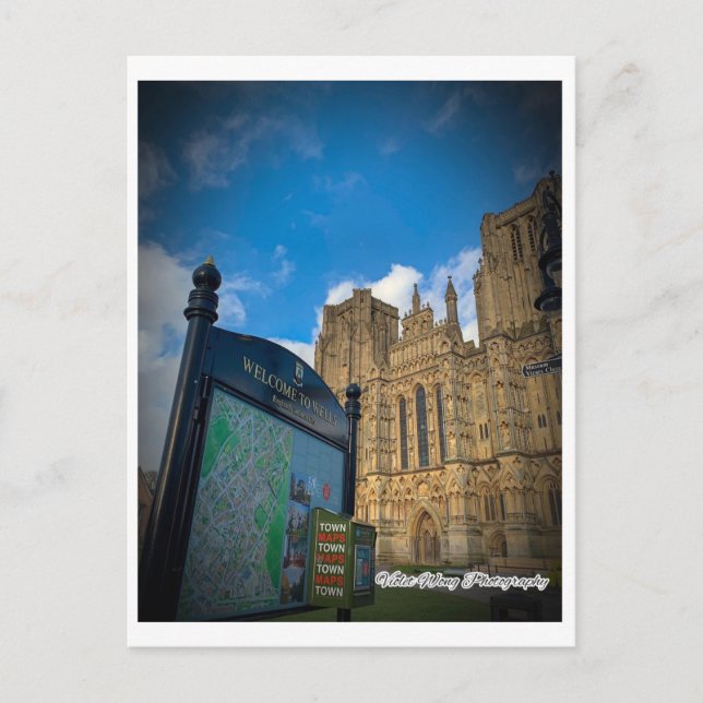 Wells Cathedral (2) Postcard (Front)