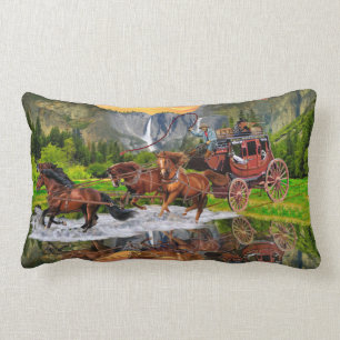 WELLS FARGO STAGECOACH LUMBAR CUSHION