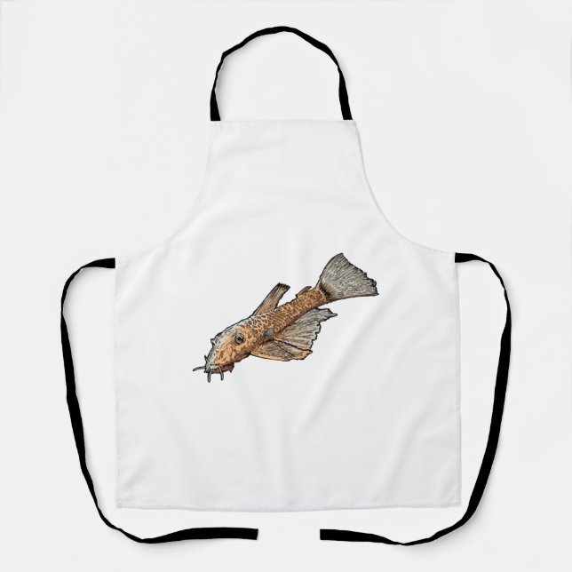 Wells Fish Fishing Fishing Apron (Front)