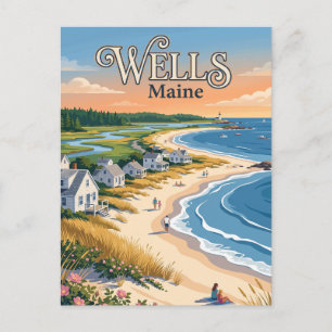Wells, Maine Postcard