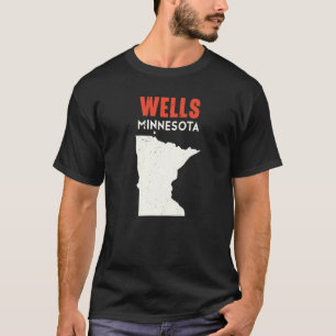 Wells Minnesota USA State America Travel Minnesota T-Shirt