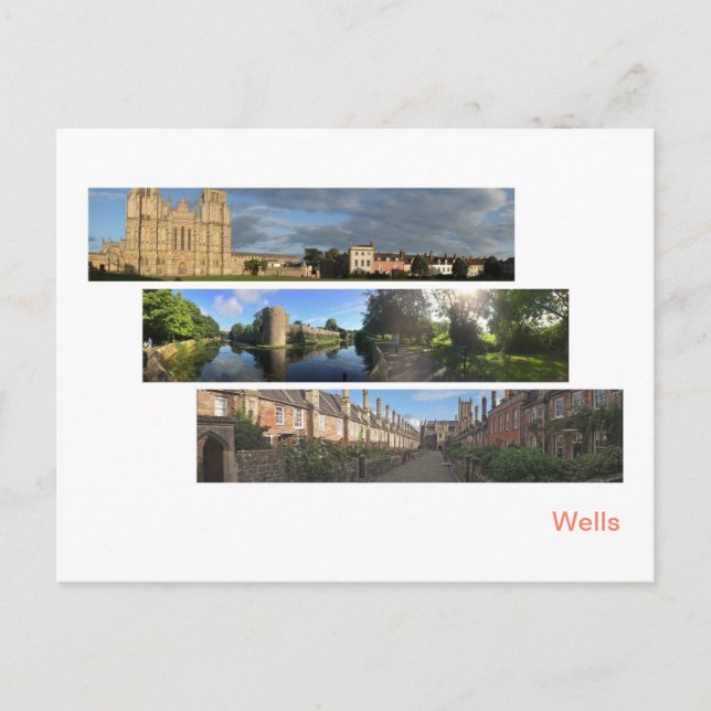 Wells Panoramas Postcard (Front)