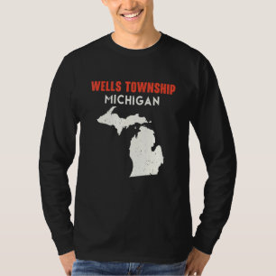 Wells township Michigan USA State America Travel M T-Shirt