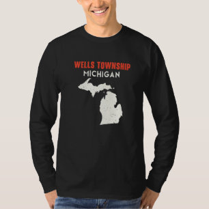 Wells township Michigan USA State America Travel M T-Shirt