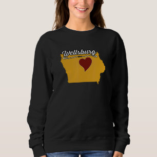 WELLSBURG IOWA IA USA Cute Souvenir Merch  US City Sweatshirt