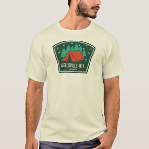 Wellsville Mountain Wilderness Utah Camping T-Shirt
