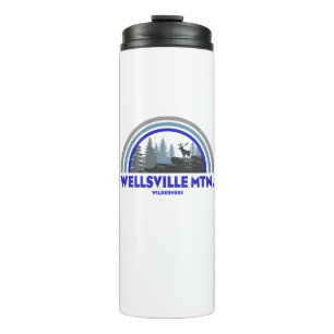 Wellsville Mountain Wilderness Utah Rainbow Deer Thermal Tumbler