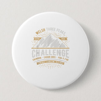 Welsh 3 Peaks Challenge Shirt The Mount 7.5 Cm Round Badge
