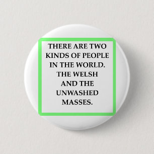 WELSH 6 CM ROUND BADGE