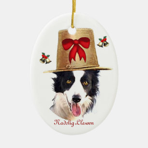 Welsh Boarder Collie Ornament