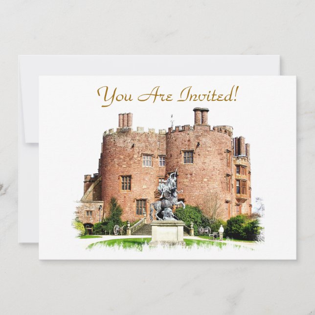 WELSH CASTLES INVITATION (Front)