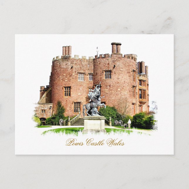 WELSH CASTLES POSTCARD (Front)