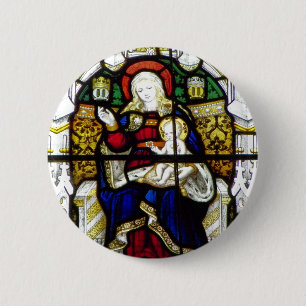 WELSH CHURCHES UK 6 CM ROUND BADGE