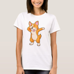 Welsh Corgi at Hip Hop Dance Dab T-Shirt