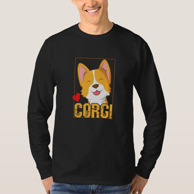 Welsh Corgi Cardigan Dog T-Shirt (Front)