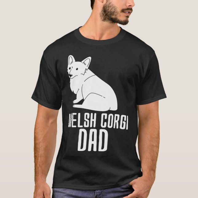 Welsh Corgi Dad T-Shirt (Front)