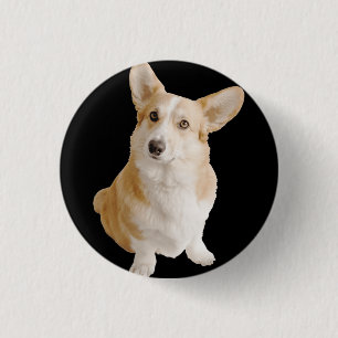 Welsh Corgi Dog 3 Cm Round Badge