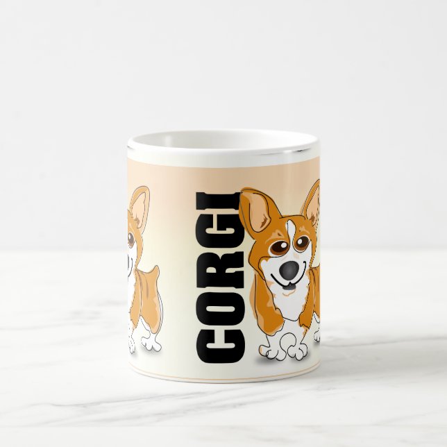 Welsh Corgi Dog Art Coffee Mug (Center)