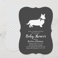 Welsh Corgi Dog Baby Shower Gender Neutral