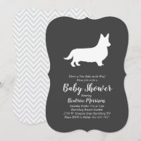 Welsh Corgi Dog Baby Shower Gender Neutral