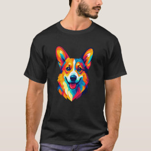 Welsh-Corgi-Dog Dog-Breed Pop-Art Dogs T-Shirt