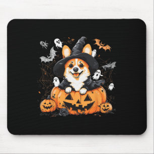 Welsh Corgi Dog Pumpkin Halloween Thanksgiving  Mouse Pad