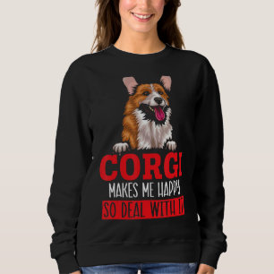 Welsh Corgi Dog Puppy Owner Corgi Breeder Pup 4 Sweatshirt
