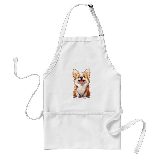 Welsh Corgi dog Standard Apron (Front)
