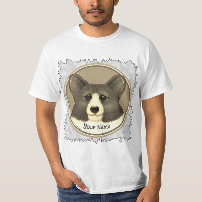 Welsh Corgi dog  T-Shirt (Front)