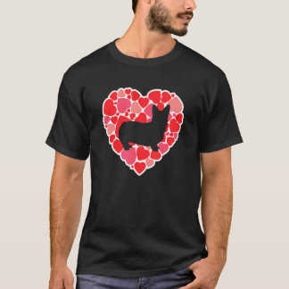 Welsh Corgi For Dog Valentines Day Corgi T-Shirt