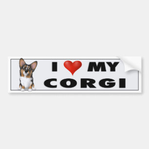 Welsh Corgi Love WC1 Sticker