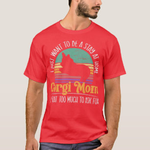 Welsh Corgi Mum Dog Lover Puppy Owner Corgi Breede T-Shirt