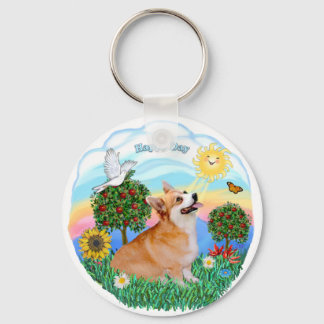 Welsh Corgi (Pembroke 7b) Key Ring