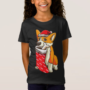 Welsh Corgi Pembroke Dog Christmas Xmas T-Shirt
