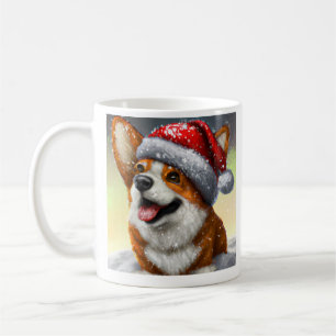 Welsh Corgi, Santa, Christmas Coffee Mug