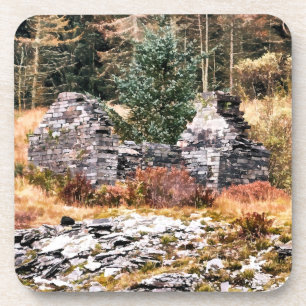 WELSH COTTAGES COASTER