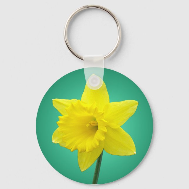 Welsh Daffodil - IV Key Ring (Front)
