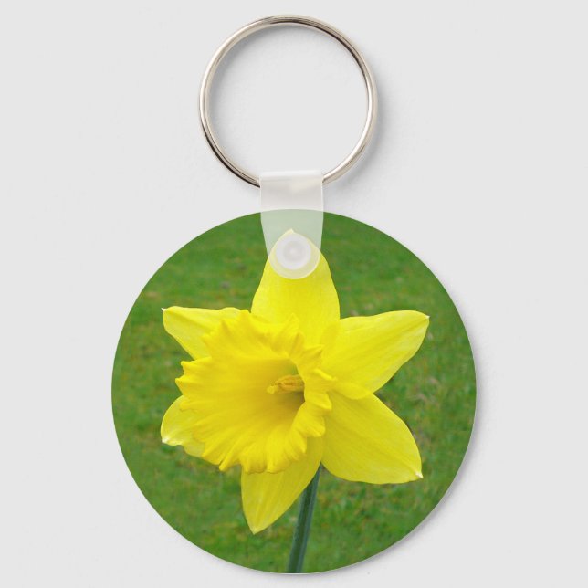 Welsh Daffodil Key Ring (Front)