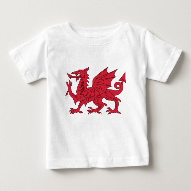 Welsh Dragon Baby T-Shirt (Front)
