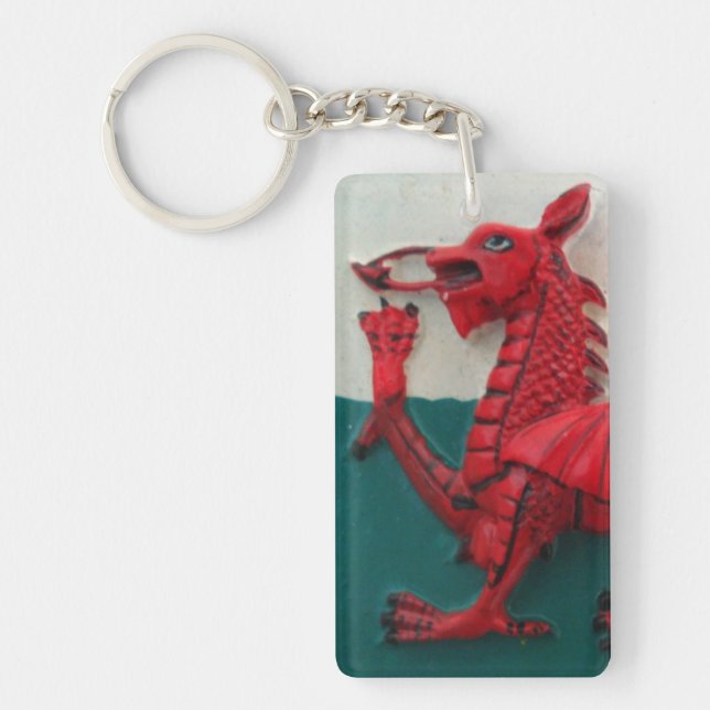 Welsh Dragon Key Ring (Front)