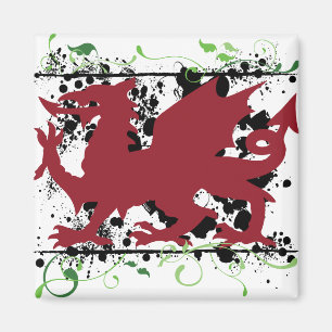Welsh Dragon Magnets