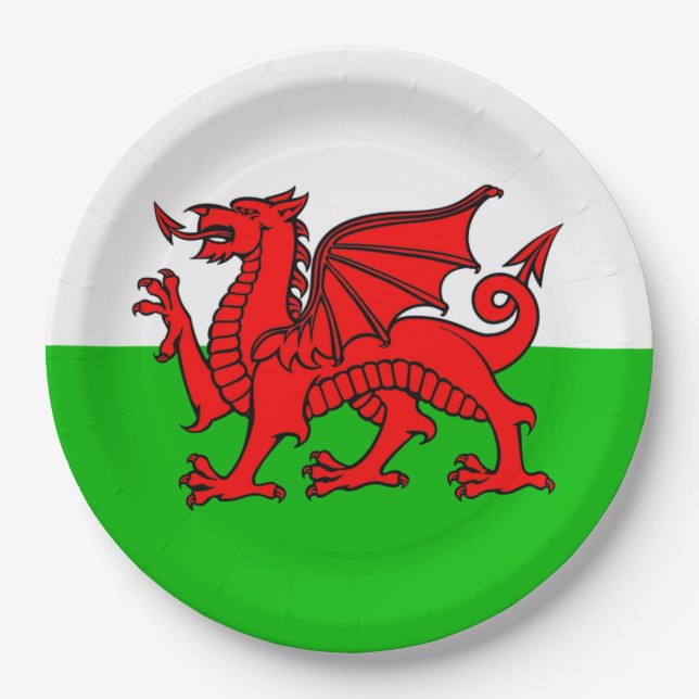 Welsh Dragon Plate (Front)