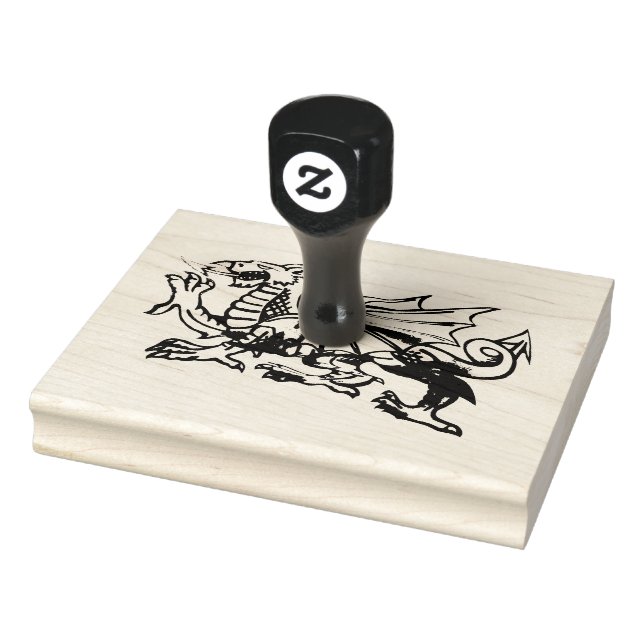 Welsh dragon rubber stamps. rubber stamp (Stamp)